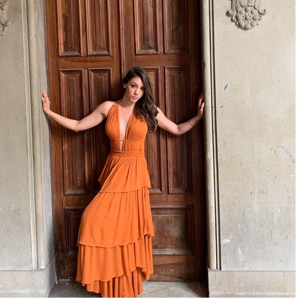 Free People Orange Dress - Picture 4 of 5